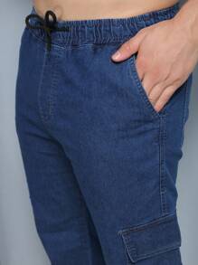 Men Pants - Medium Wash - View 6