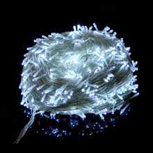 Serie Tira De Luces Led 200 Luces 20M Para Exterior E Interior - Blanco - Ver 1