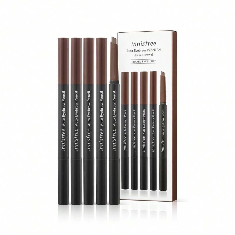 Innisfree Auto Eyebrow Pencil Set 6 - Urban Brown - Brown - View 1