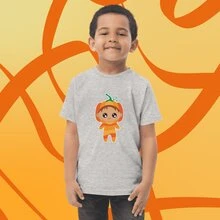 Playera algodón de Niño. Playera Halloween "Clabazin" - Gris - Ver 3