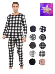 Pijama sorpresa para hombre - Blanco y Negro - Ver 2