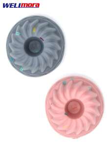 Molde Para Gelatinas Individuales 6 Piezas 2 Colores - Rosa coral - Ver 2