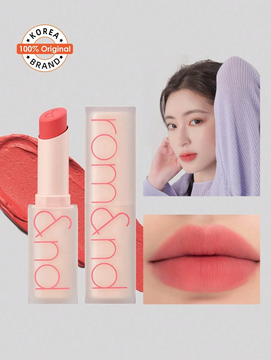 Rom&nd Romand GLASTING MELTING BALM 霧面 08 ADORABLE 3.5g/0.12oz,柔滑融化薄膜質地,溫柔亮澤光澤色,便攜口袋尺寸,輕盈舒適日常護唇,韓美妝,Olive Young,禮物 - 霧面 08 可愛 - 查看 1