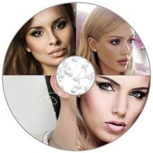 50pairs/100sets Or 150pairs/300sets Clear Silicone Plastic Ear Plugs, Diy Earring Post With Metal Ear Stud - Clear - View 5