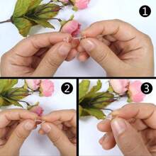 50pairs/100sets Or 150pairs/300sets Clear Silicone Plastic Ear Plugs, Diy Earring Post With Metal Ear Stud - Clear - View 3