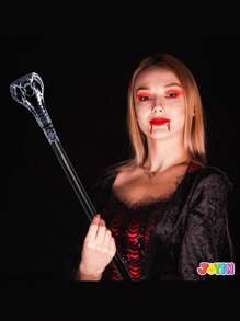 Spooktacular Creations Halloween Snake Staff Walking Cane Egyptian Walking Stick Accessories Pimp Cane Prop For Halloween Party Pretend Play Costume, Halloween Dress Up