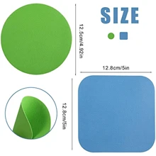 4pcs Rubber Anti-Slip Can Opener Jar Lid Gripper, Multi-Function Opener Suitable For Elderly And Weak-Handed, Kitchen Coaster - Blue - View 2