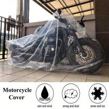 Motorcycle Cover Waterproof Transparent Motor Cover Bike Motorcycle Covers Dust Cover - Clear - View 1
