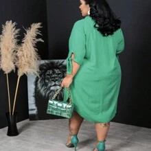 Women Dresses - 薄荷綠 - 查看 4