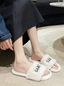 2023 Autumn & Winter Women's Comfortable, Stylish And Selected Home Slippers - White - View 2
