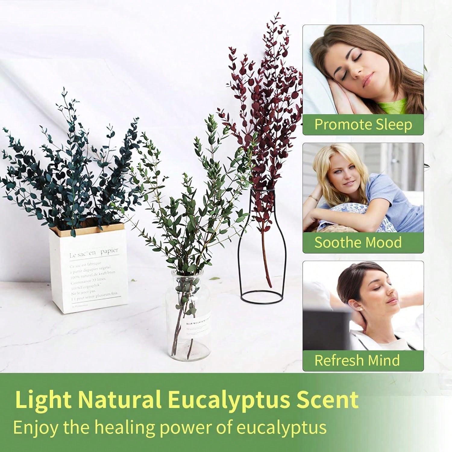 Künstliche Eukalyptus-Stiele 6er Set - 90cm Herbstdeko Für Vasen & Arrangements