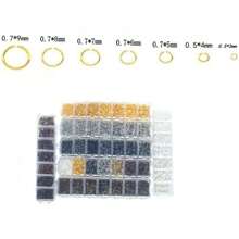 1500PCS Silver Golden Plated Jump Rings With Box Making Jewelry Findings - Silver - View 2