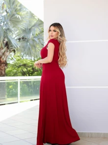 Women Dresses - 紅色 - 查看 2