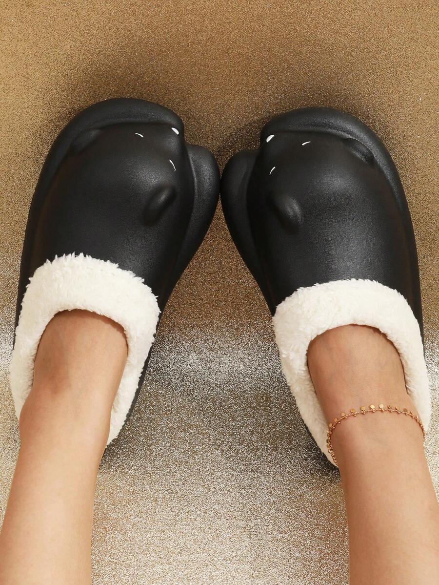 女士可愛北極熊拖鞋帶動物造型,時髦,和適用於家庭使用