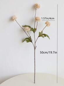 1 件人造蒲公英，带 5 个茎，可作为模拟花卉布置客厅和餐桌装饰，情人节，生日毕业礼物，秋季装饰，秋季 - 彩色 - 查看 4