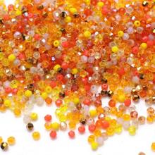 1 Pack Of 500pcs, 3mm Small Size Mini Crystal Point Beads, Multicolor Glass Beads, Faceted Colorful Loose Beads For DIY Bracelet, Necklace, Earrings And Jewelry Making - 3MM crystal beads - View 22
