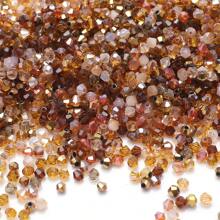 1 Pack Of 500pcs, 3mm Small Size Mini Crystal Point Beads, Multicolor Glass Beads, Faceted Colorful Loose Beads For DIY Bracelet, Necklace, Earrings And Jewelry Making - 3MM crystal beads - View 30