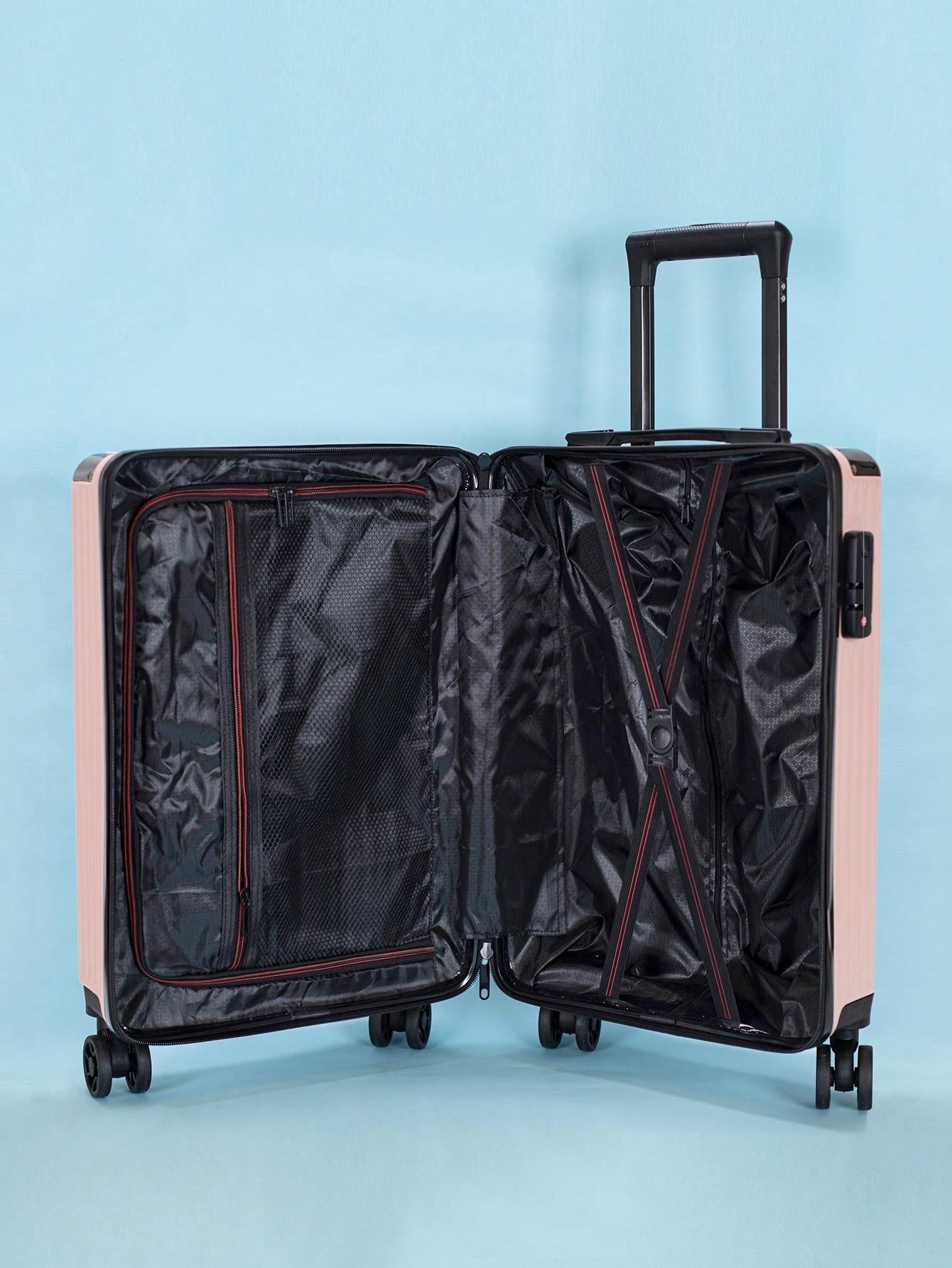 20 Zoll Rollende Damen Reisekoffer Mit Spinner Rädern, Großer Kapazität, Leicht, Für Reisen