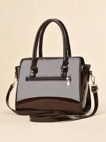 PLANEE 2 件/套时尚顶部手柄单肩包，优雅大容量单肩包，女士休闲手提包，斜挎包和手拿包，日常工作包，鳄鱼纹包套装，经典手提包，百搭时尚工作包，母女装配套女包，最佳母亲节礼物创意，母亲节礼物，妈妈礼物，妈妈必需品，外出妈妈包，书包套装，轻便，便携，大容量，商务休闲，适合少女女大学生，非常适合办公室、大学、中学、高中、工作、商务、通勤、体育场、运动、购物、度假