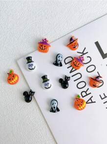 20 cái/bộ Halloween Chủ đề Trang trí nghệ thuật móng tay DIY - Nhiều màu - Xem 3