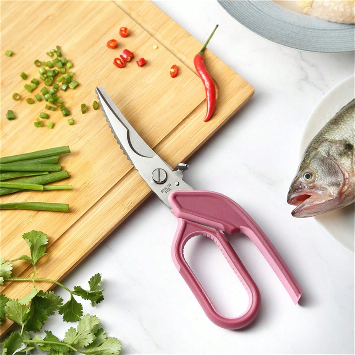 Stainless Steel Poultry Scissors For Home, Kitchen Scissors, Suitable