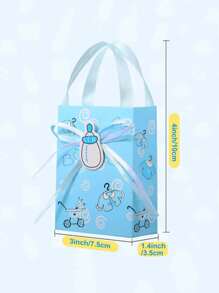 Party Gift Baby Shower Hand-Held Paper Bag For Cookies, Candies, Etc. 10pcs/Pack Valentine Day