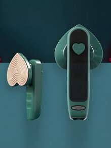 Mini Plancha De Vapor Para Ropa Con Diseño De Corazon. Pancha De Mano Portátil Diferentes Colores. - Verde - Ver 4