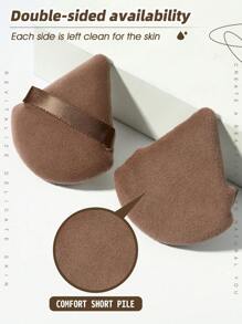 4个化妆海绵+2个化妆粉扑套装，柔软三角矿物粉扑，适用于面部彩妆，可用于膏状和粉状遮瑕膏、散粉等。化妆品，价格实惠，可用于房间装饰、梳妆台、旅行、卧室等场合。化妆配件，粉扑，美妆蛋，粉扑，化妆海绵，价格实惠，圣诞礼物，化妆品，化妆工具，便宜好物，礼物，女士礼物，圣诞礼物 - 彩色 - 查看 5