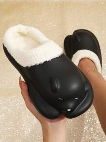 女士可愛北極熊拖鞋帶動物造型,時髦,和適用於家庭使用