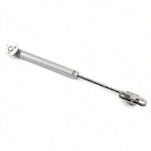 1pc Kitchen Door Lift Pneumatic Hydraulic Gas Spring Lid Flap Stay Strut Support - Silver - View 2