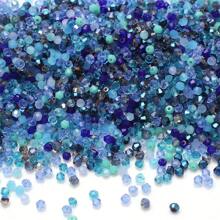 1 Pack Of 500pcs, 3mm Small Size Mini Crystal Point Beads, Multicolor Glass Beads, Faceted Colorful Loose Beads For DIY Bracelet, Necklace, Earrings And Jewelry Making - 3MM crystal beads - View 24