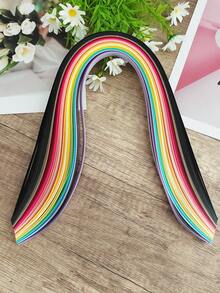 36 Colors 10mm Quilling Paper Strips For Diy Artwork - Multicolor - View 3