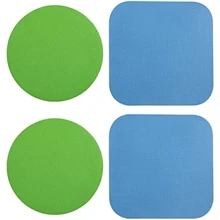 4pcs Rubber Anti-Slip Can Opener Jar Lid Gripper, Multi-Function Opener Suitable For Elderly And Weak-Handed, Kitchen Coaster - Blue - View 1