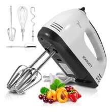 Batidora de mano eléctrica 7 Velocidades Para Cocina - Blanco - Ver 7