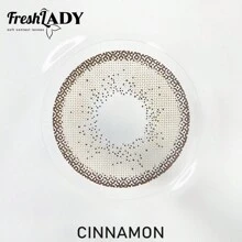 FRESH LADY Freshlady Back-To-School Natural Cinnamon Color Disposable Colored Contact Lenses, Suitable For Halloween, Cosplay, Makeup - Grey - View 10