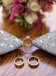 1 Pièce Ruban En Cristal Auto-adhésif Tape Diy Autocollant À Paillettes En Strass Décoration De Noël, Accessoires De Festival, Fournitures De Fête, Convient Pour L'art Et L'artisanat, Fête De Mariage, Décoration, Décoration De La Maison