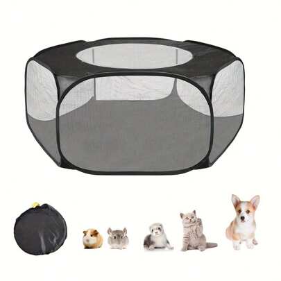 1pc Small Pet Breathable Fence/cage Suitable For Hamsters, Guinea Pigs And Other Small Animals