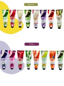 5 cremas para manos yipis yow para piel seca y vitaminas incluidas olor natural Hands Cream - Multicolor - Ver 3