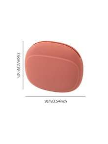 1Pc Silicone Headphone Organizer, Data Cable Storage Case, Mini Key Box, Lipstick Mini Storage Bag, Portable Wired Headphone Organizer for Home or Workplace (Red) Digital Bag Headphones Case Headset Earphone Case Travel Accessories for Student for Women Men - Red - View 3