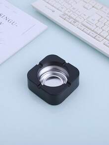 1 件不锈钢烟灰缸，外观精美，方形，防摔设计，适合家庭使用 - 藍色 - 查看 7