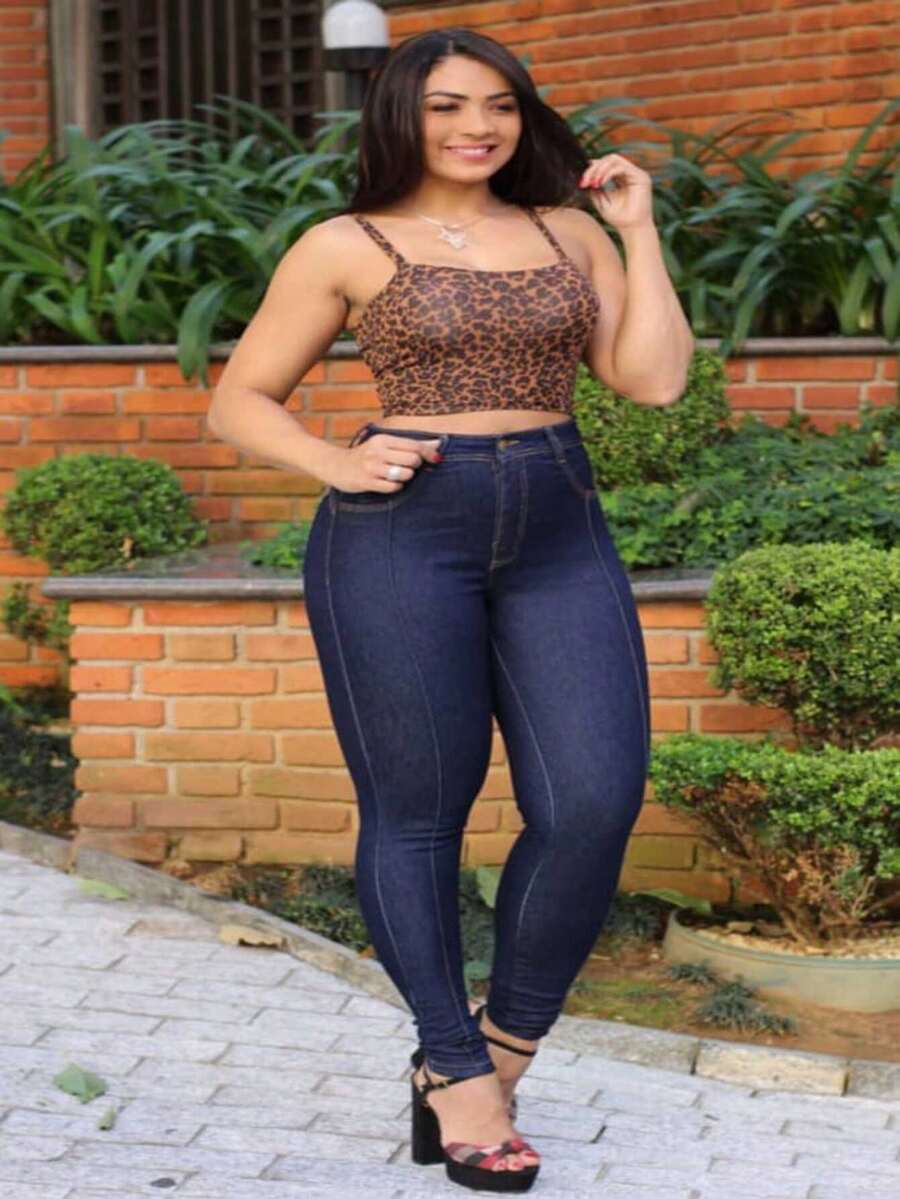 Women Jeans - Rửa tối - Xem 1