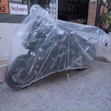 Motorcycle Cover Waterproof Transparent Motor Cover Bike Motorcycle Covers Dust Cover - Clear - View 4