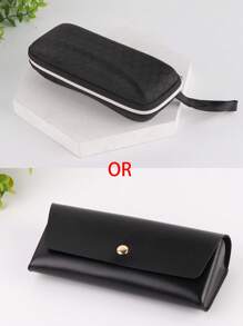 高端欧美风格女士时尚眼镜，小脸方框，复古眼镜，适合夏季海滩度假、户外、旅行 - 黑色 - 查看 9