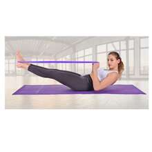 1 件装瑜伽阻力橡皮筋室内户外健身器材0.35 毫米身体家用力量普拉提运动训练健身弹力带 - 粉色 - 查看 4