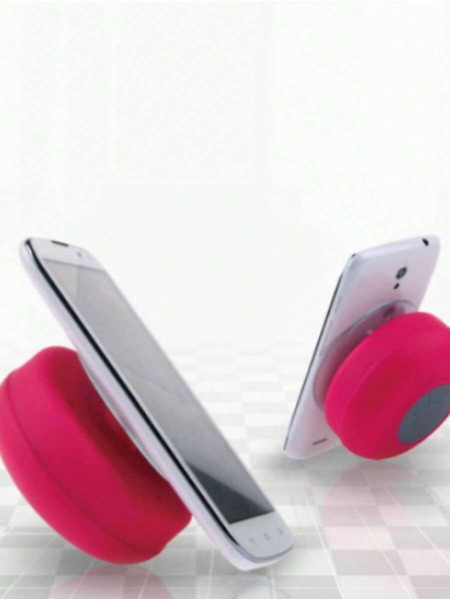 Mini Caixa De Som Banheiro Prova D Água Bluetooth Portátil Piscina Chuveiro Promoções A8-25 - Rosa chiclete - Visão 1