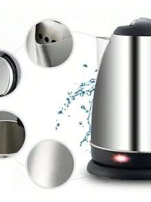 Cafetera Electrica Agua Calentador Acero Inoxididable Capacidad 1.8lt - Albaricoque - Ver 3