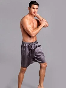 Shorts de hombres profundo gris casa - Gris Oscuro - Ver 5