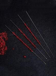 20 件裝diy 串珠工具,包括串珠針、穿線針、串珠錐子 - 銀色 - 查看 1