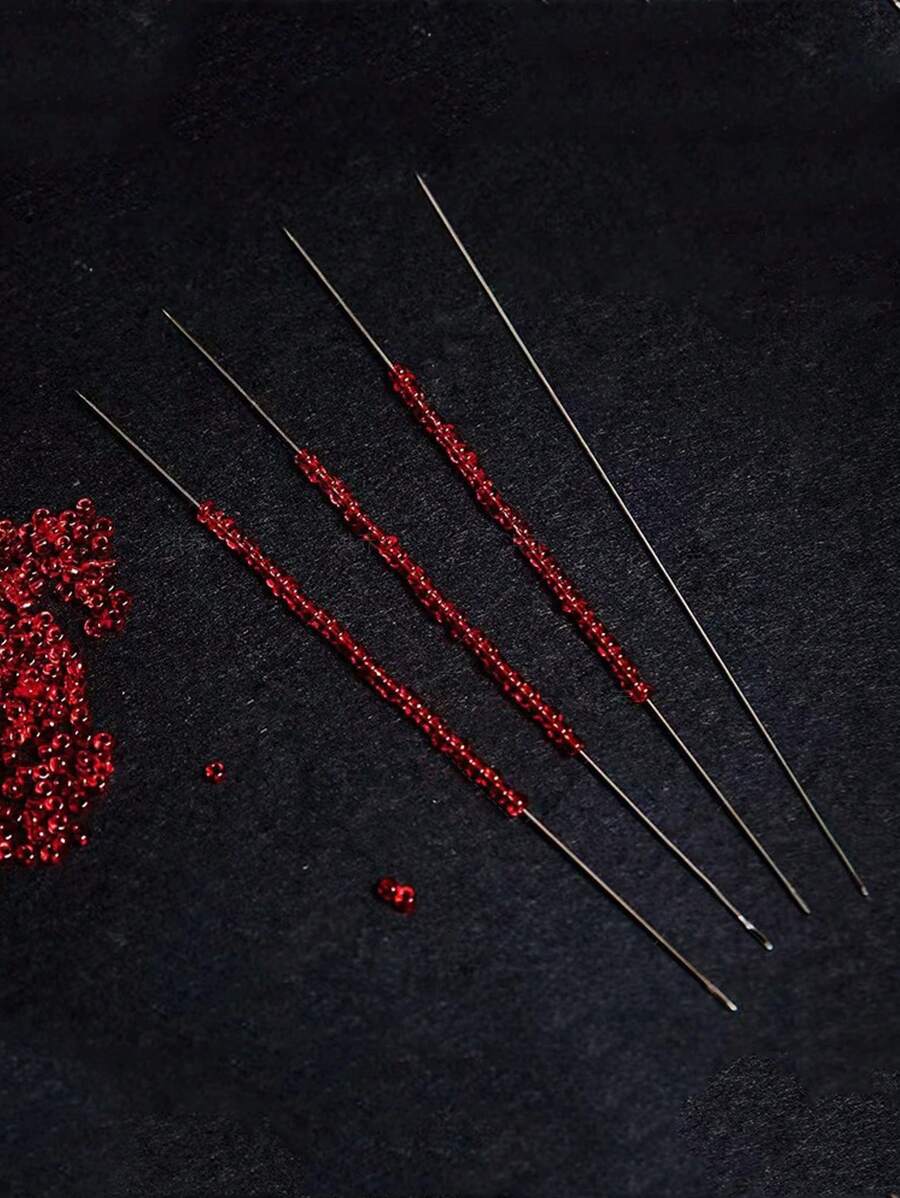 20 件裝diy 串珠工具,包括串珠針、穿線針、串珠錐子 - 銀色 - 查看 1