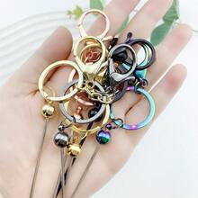 Llavero Con Cuentas De Arcoíris De Aleación, Material Para Hacer Joyería Diy, Adecuado Para Fabricación De Llaveros, 1 Ud. - Multicolor - Ver 6